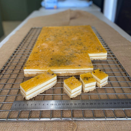 Slab - Passionfruit Cheesecake